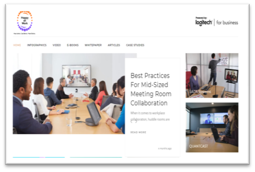 Microsite for online engagement